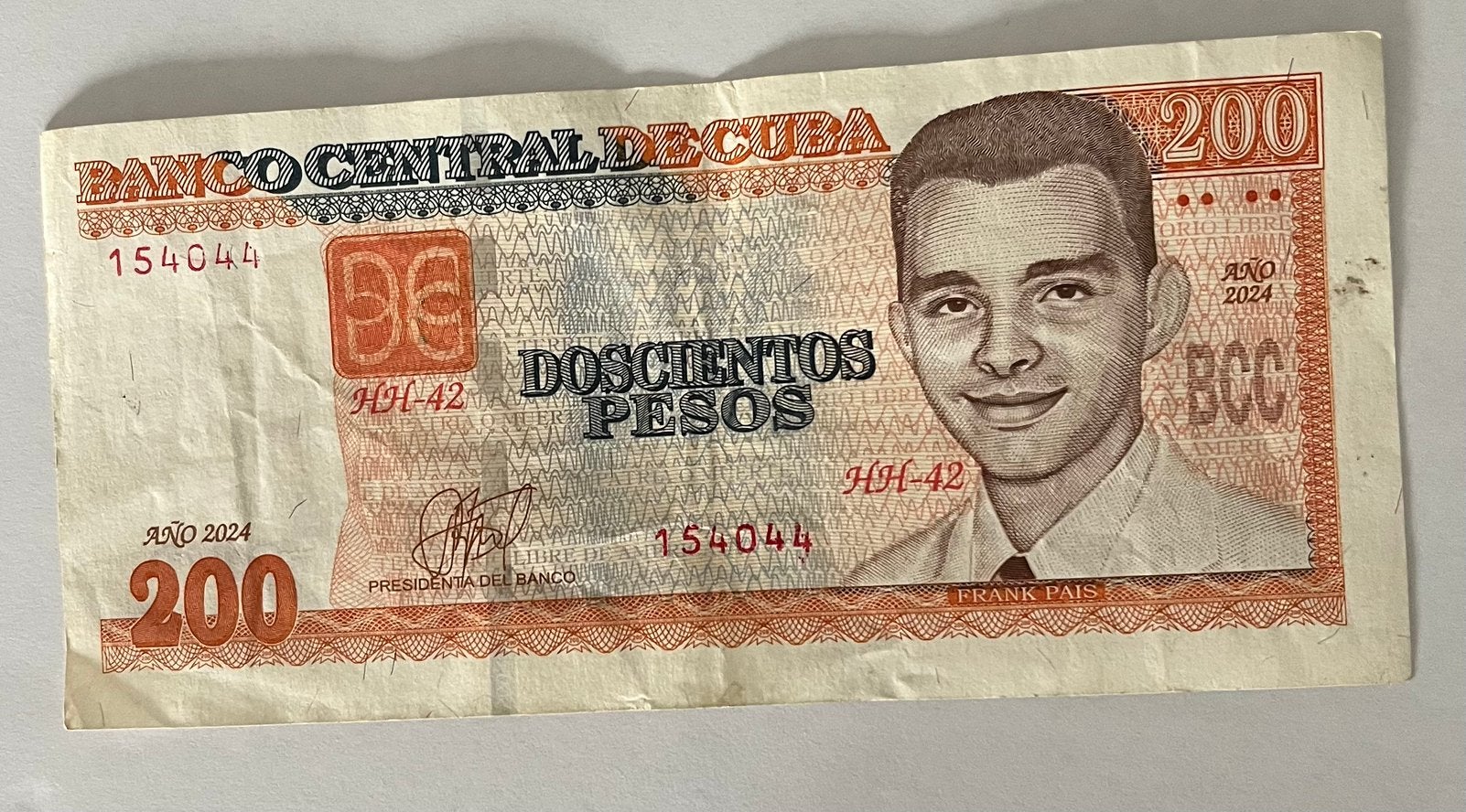 Cuba 200 Pesos 2024 gebruikte staat, Verzenden, Midden-Amerika, Los biljet