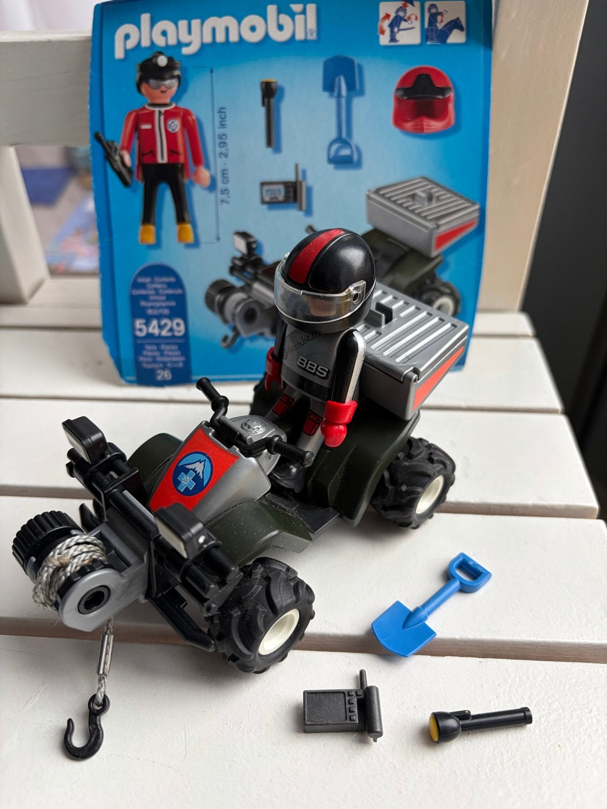 Playmobil Set 5429 Quad met toebehoren en opbergkist, Kinderen en Baby's, Ophalen of Verzenden, Gebruikt