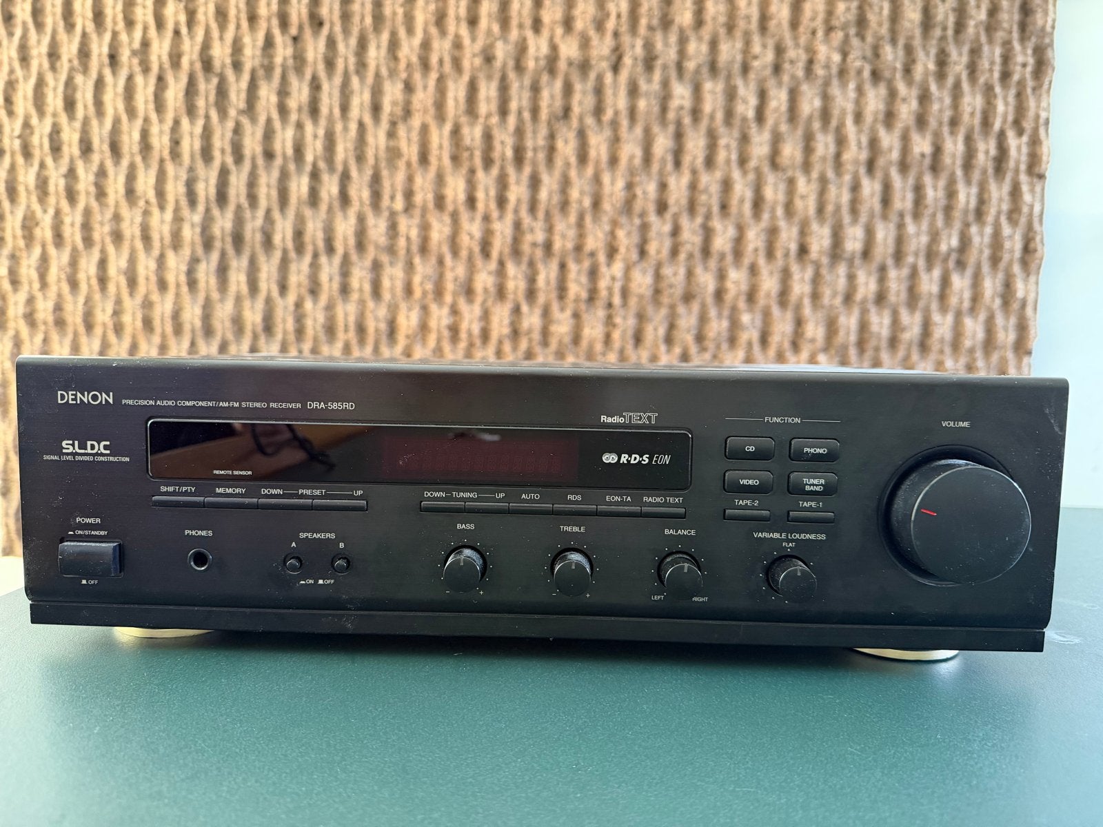 Denon DRA-585RD Stereo Receiver Versterker, Ophalen, Gebruikt, Denon, 60 tot 120 watt