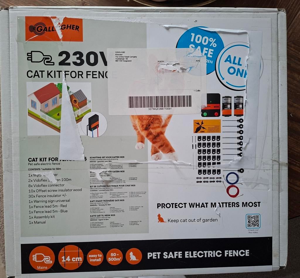 Katten schutting set Gallager M35, Ophalen, Nieuw