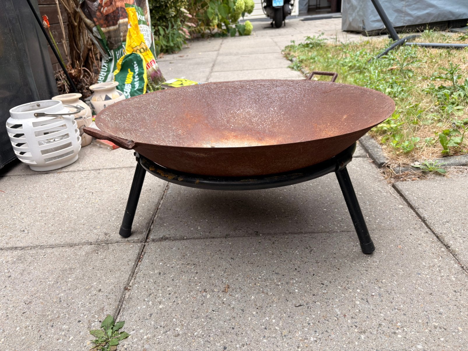 Vuurkorf (vuurschaal), Tuin en Terras, Ophalen, Gebruikt