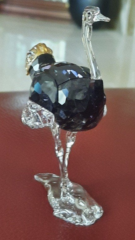 Swarovski struisvogel, Ophalen of Verzenden, Zo goed als nieuw, Figuurtje