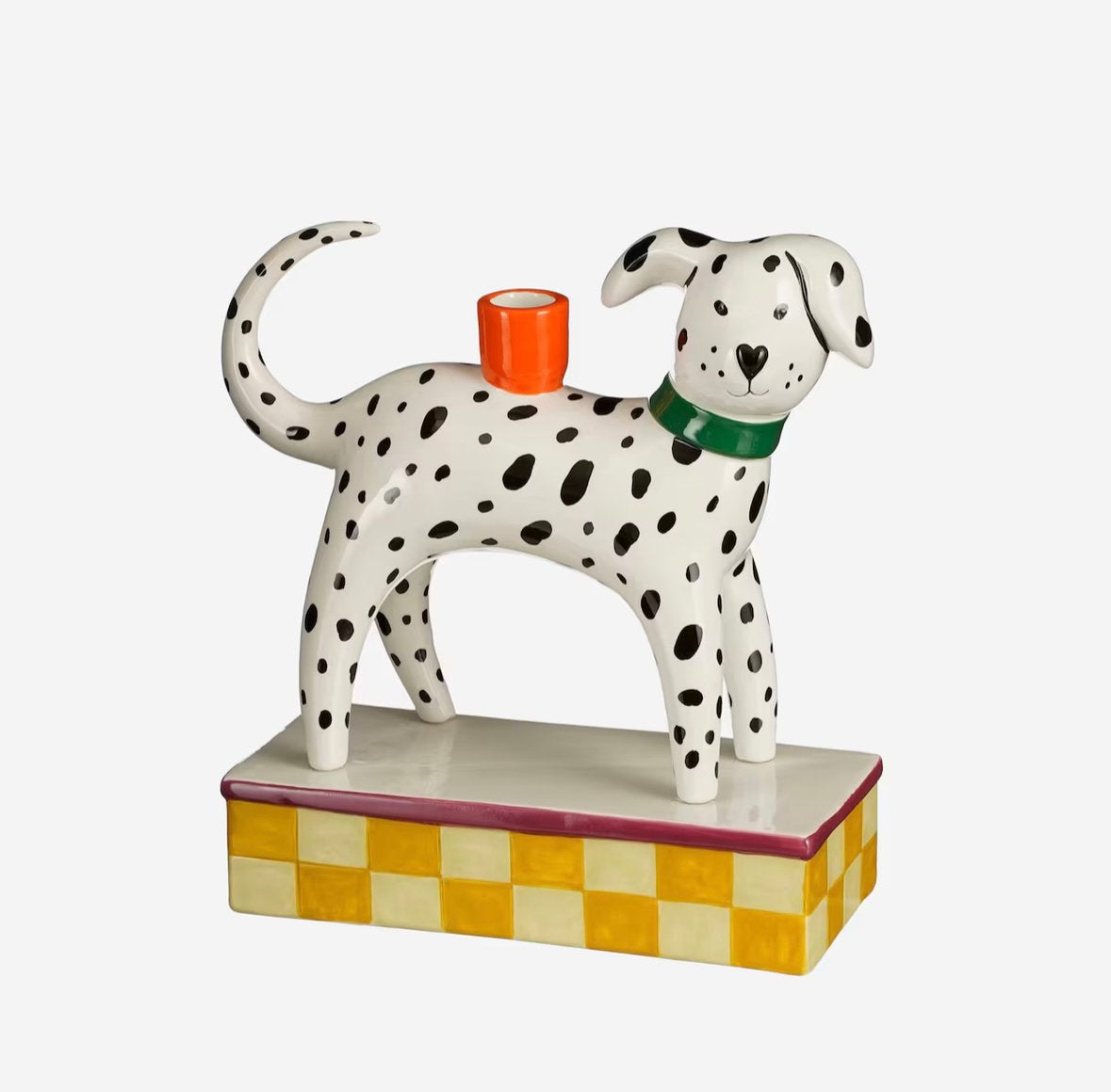 Dalmatiër hondenbeeld met kandelaar - Mica Decorations, Meerkleurig, Nieuw, Ophalen of Verzenden, Modern
