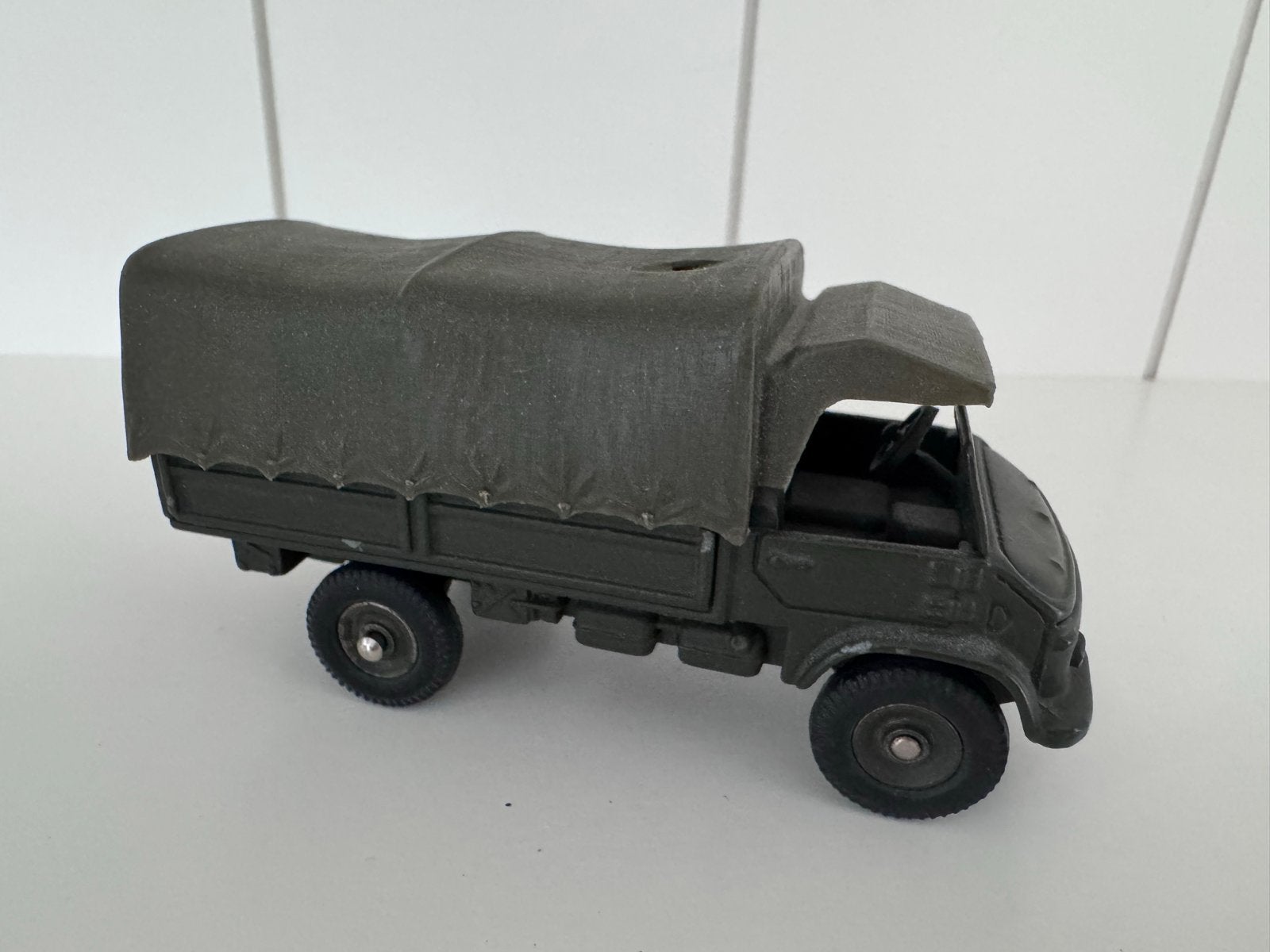 Dinky Toys Mercedes-Benz Unimog Legergroen, Overige merken, Gebruikt, 1:50 of kleiner, Ophalen of Verzenden