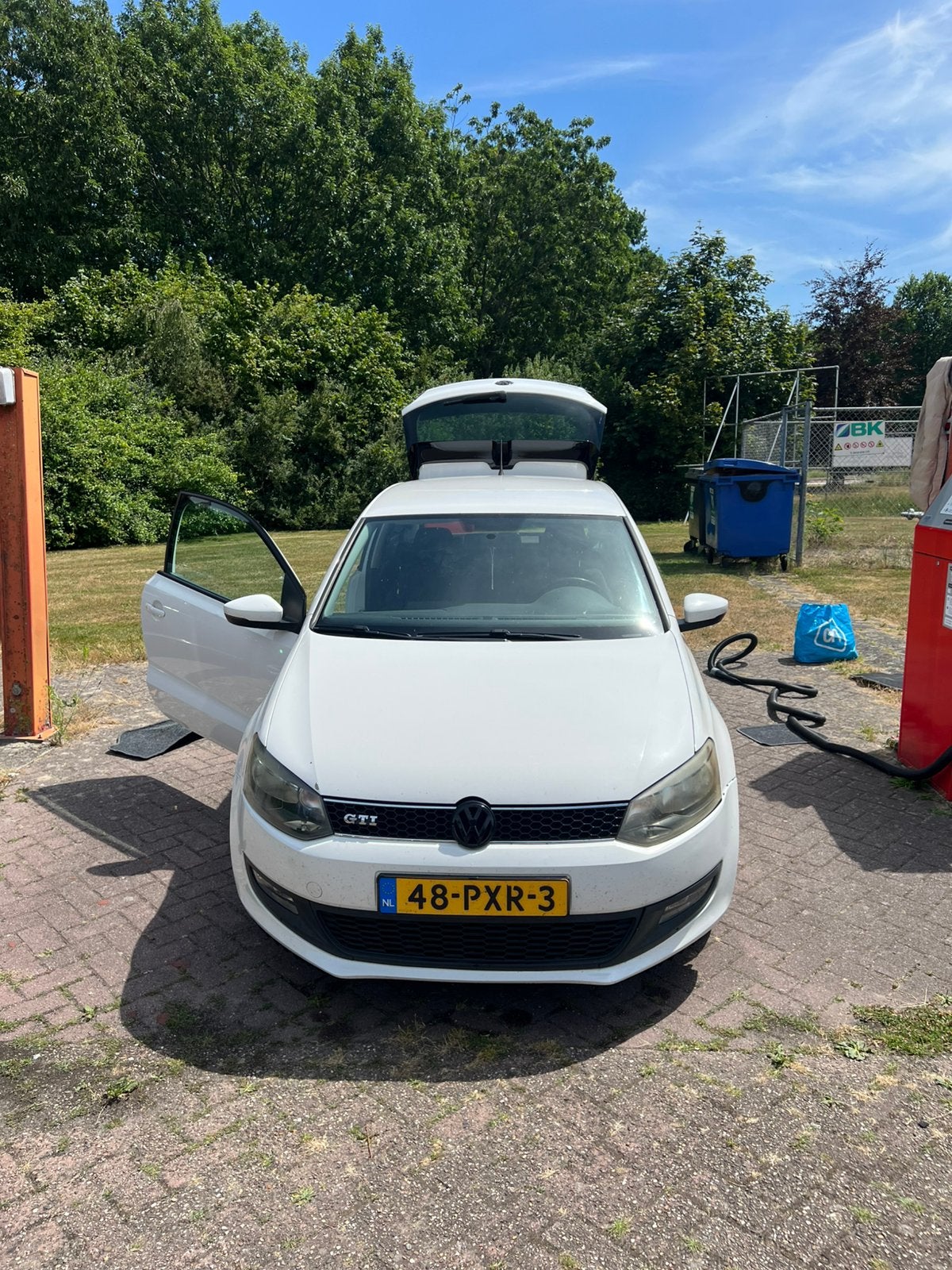 Volkswagen Polo 1.2 TDI BM 2011 Wit, Auto's, Voorwielaandrijving, Zwart, 1199 cc, 96 €/maand