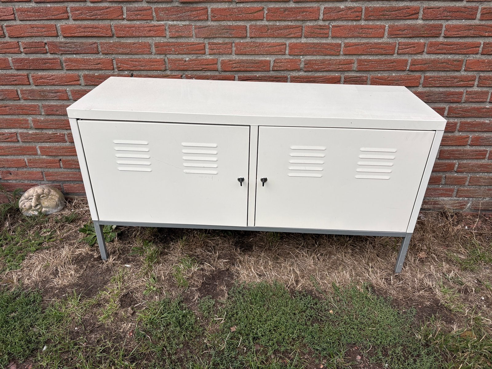 Ikea ps locker metaal, Ophalen, Gebruikt