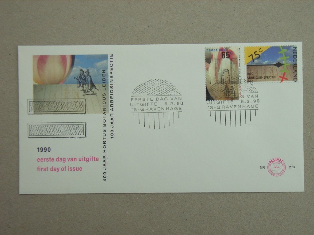 FDC   Nederland fdc e270, Postzegels en Munten, Ophalen of Verzenden, Onbeschreven, Nederland