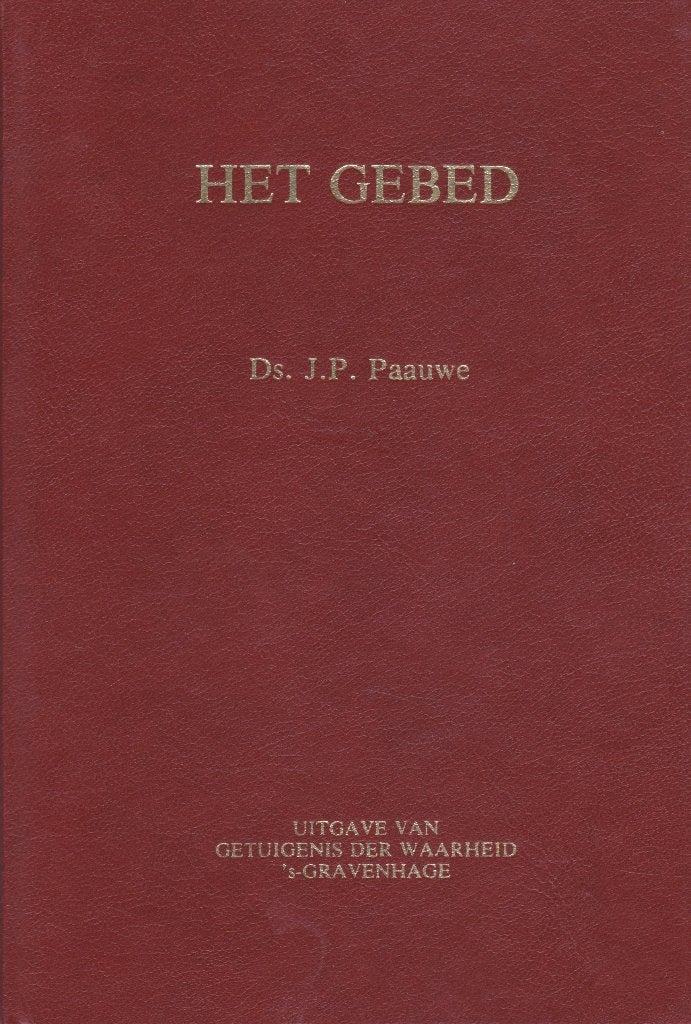 DS.J.P.PAAUWE - HET GEBED, Ophalen of Verzenden, Gelezen