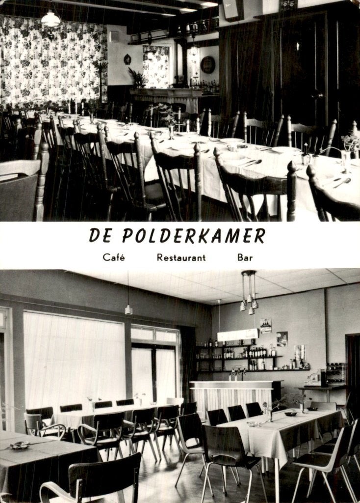 Stolwijk - De Polderkamer - Café Restaurant, Ophalen of Verzenden, 1960 tot 1980, Ongelopen, Zuid-Holland