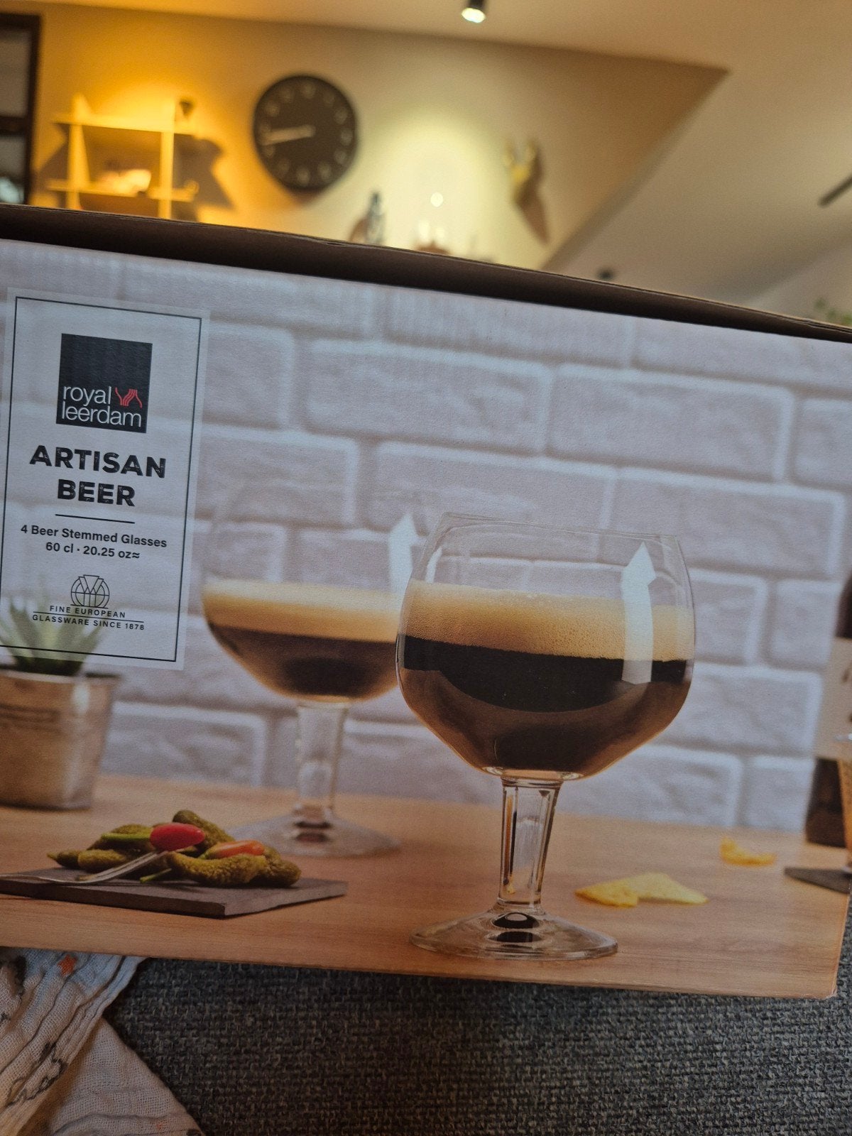 Royal Leerdam Artisan Beer Glazen Set - 4 Stuks, Ophalen, Nieuw, Overige merken, Glas
