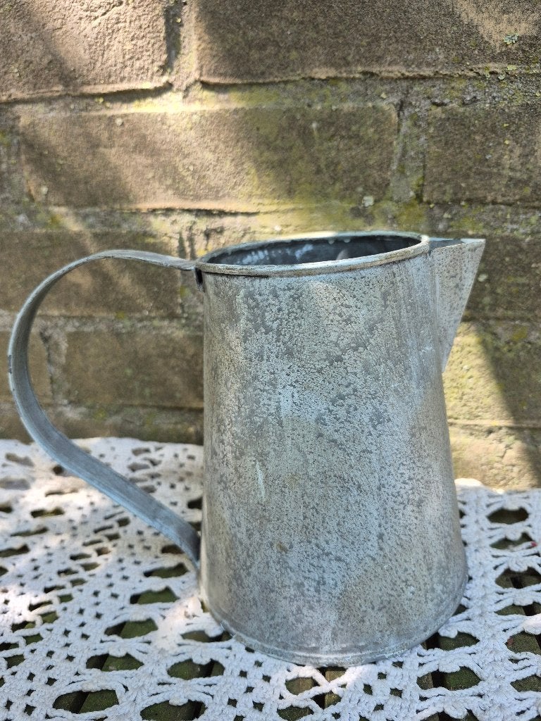 zinken kannetje, Ophalen of Verzenden, Gebruikt, Overige materialen