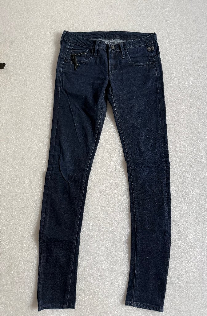 blauwe G-Star New Ocean skinny maat 27/32, Blauw, Ophalen of Verzenden, Zo goed als nieuw, W27 (confectie 34) of kleiner