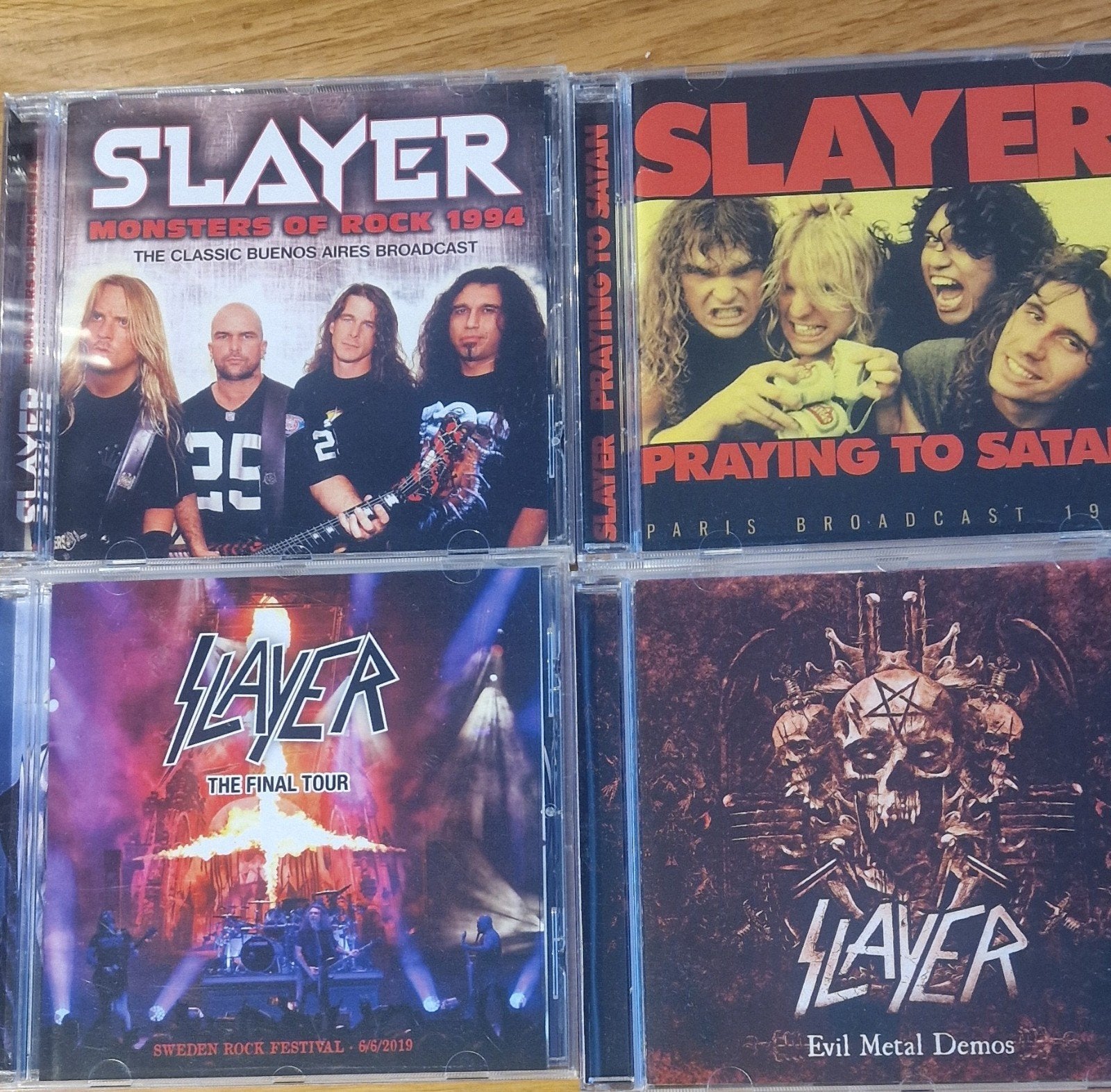 slayer - 4 bootlegs, Ophalen of Verzenden, Gebruikt, Thrash metal