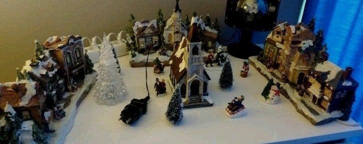 Mooie kerst dorp hele set €30, Ophalen