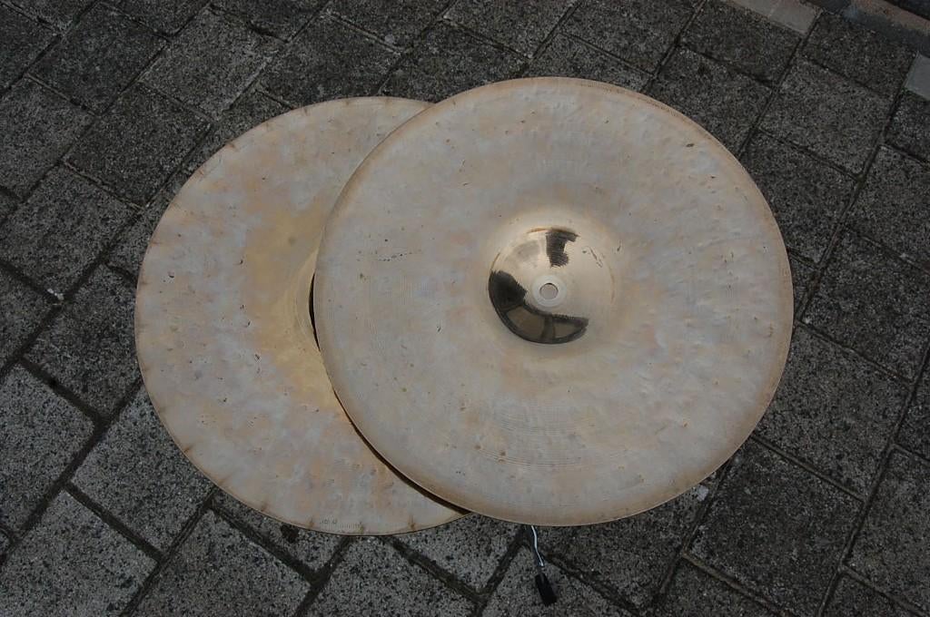 Meinl MB20 heavy soundwave hihats 1099/1517gr. 14 inch, Gebruikt, ., Drums of Percussie, Ophalen of Verzenden