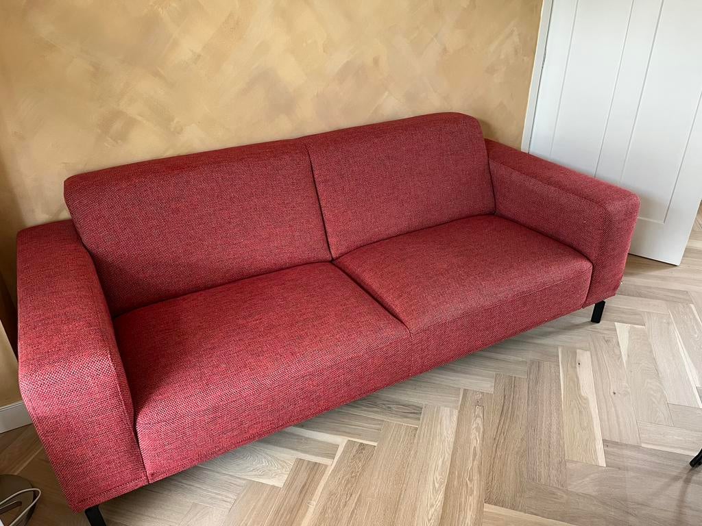 Mooie Montel bank 215cm, Huis en Inrichting, Ophalen, Zo goed als nieuw, 75 tot 100 cm