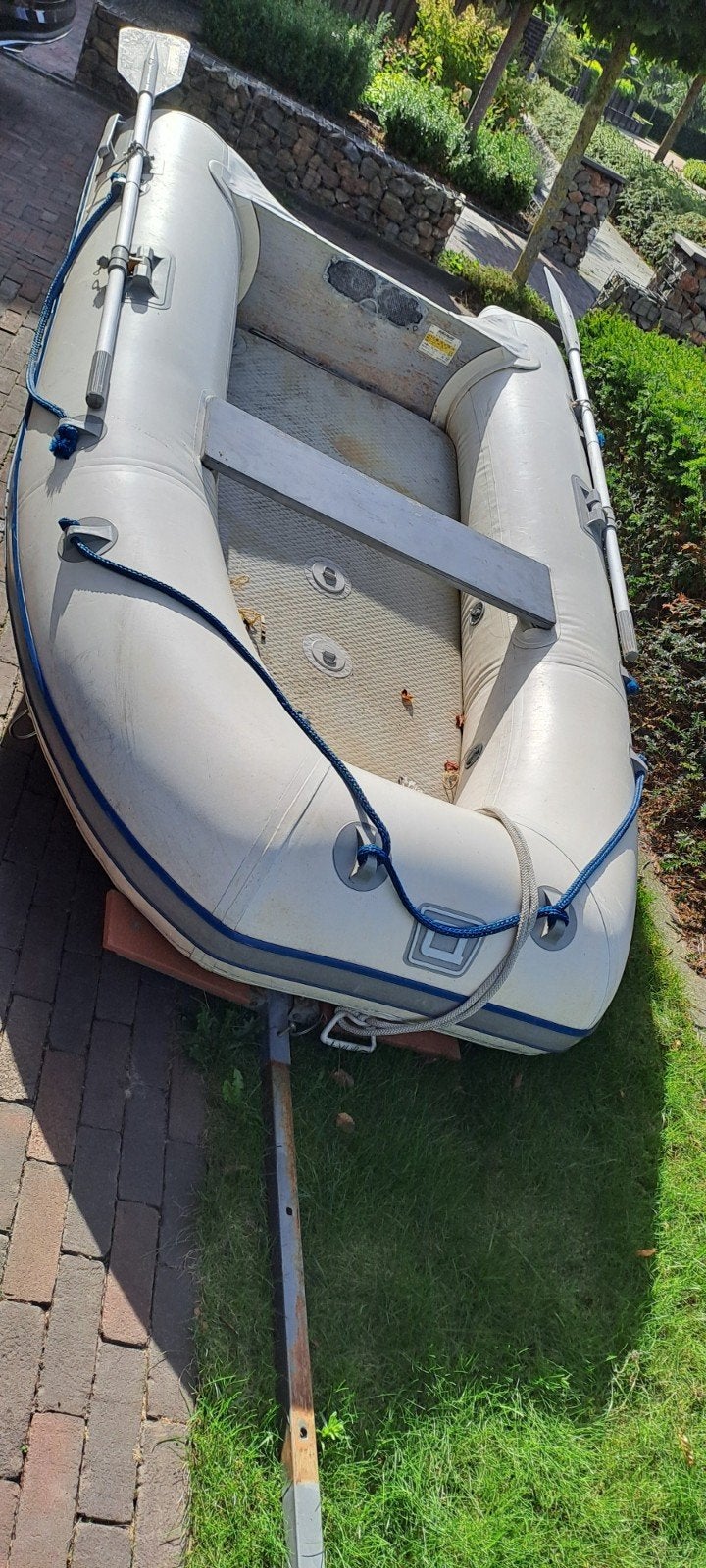 Rubberboot met trailer quicksilver 270, Ophalen, Overige typen, Motorboot