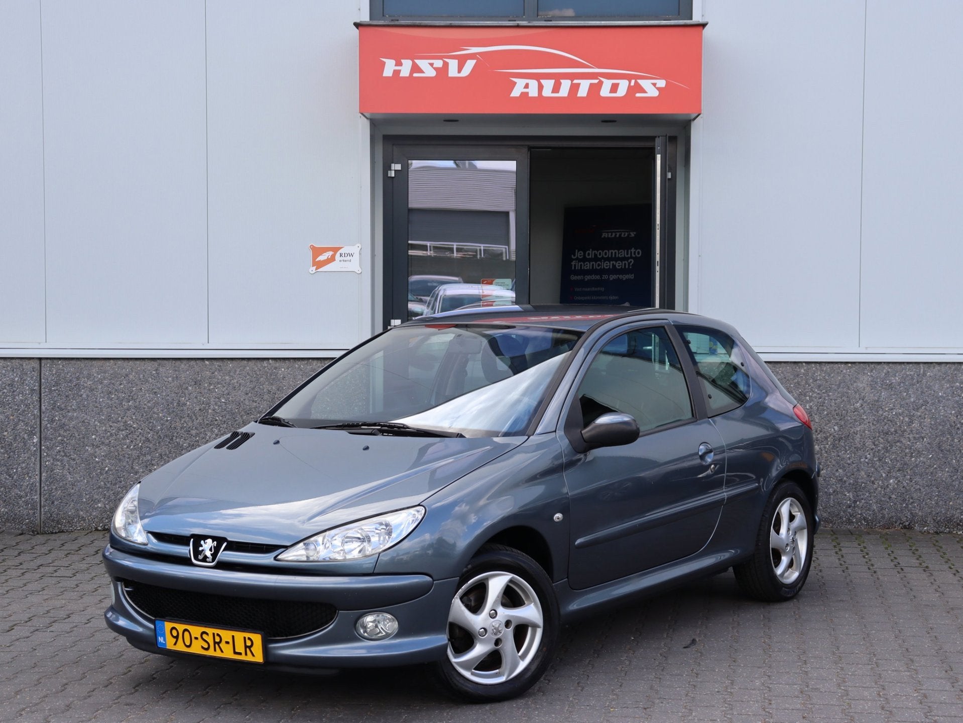Peugeot 206 1.6-16V Air-line 3 airco LM automaat org NL, Auto's, 1025 kg, 4 cilinders, Bedrijf, Euro 4