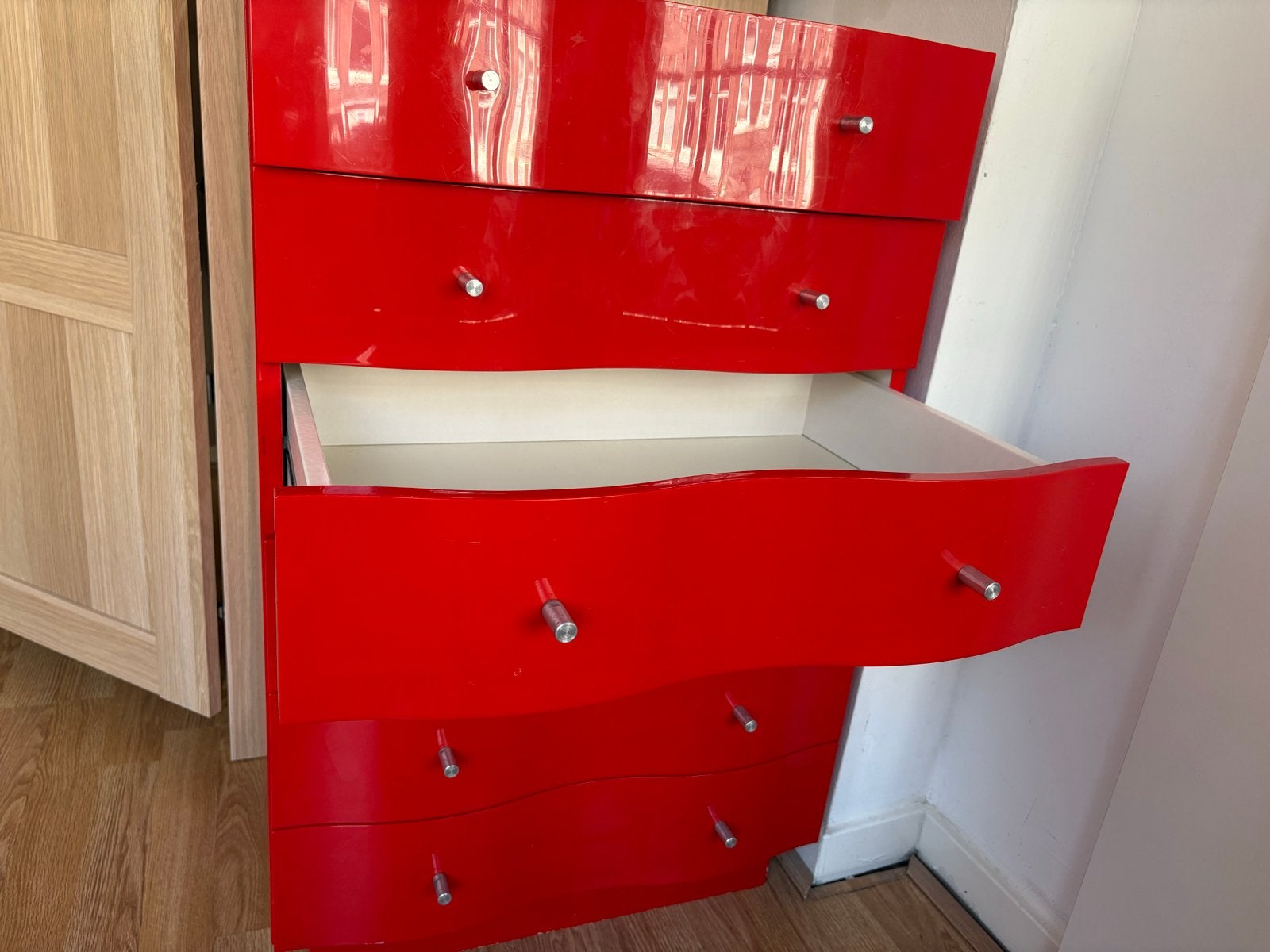 Vajer IKEA ladekast met 6 laden, Ophalen, Kunststof, Gebruikt, 5 laden of meer