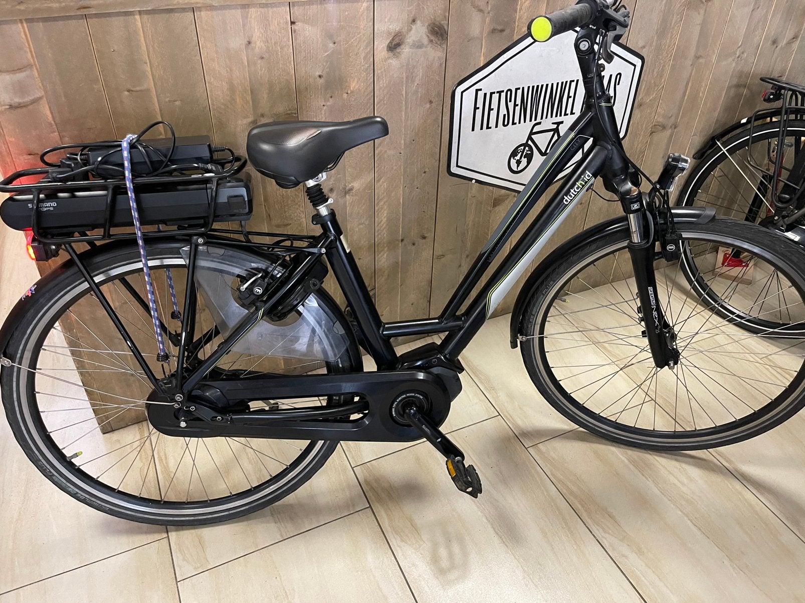 Dutchid Shimano middenmotor 28 inch 7V framemaat 53 cm, 51 tot 55 cm, Ophalen, Zo goed als nieuw, Overige merken