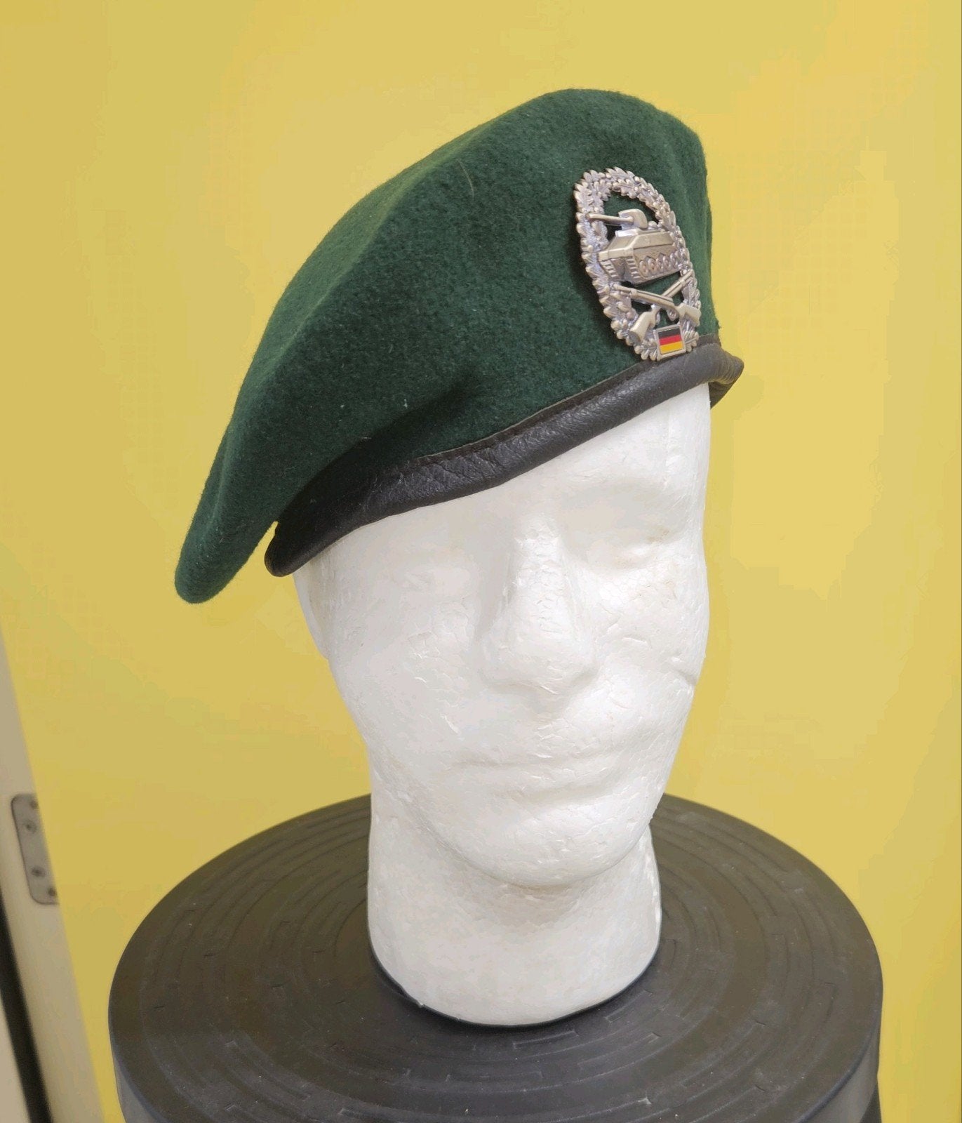 Bundeswehr baret Panzer Grenadier, Verzamelen, Ophalen of Verzenden, Landmacht, Duitsland, Helm of Baret