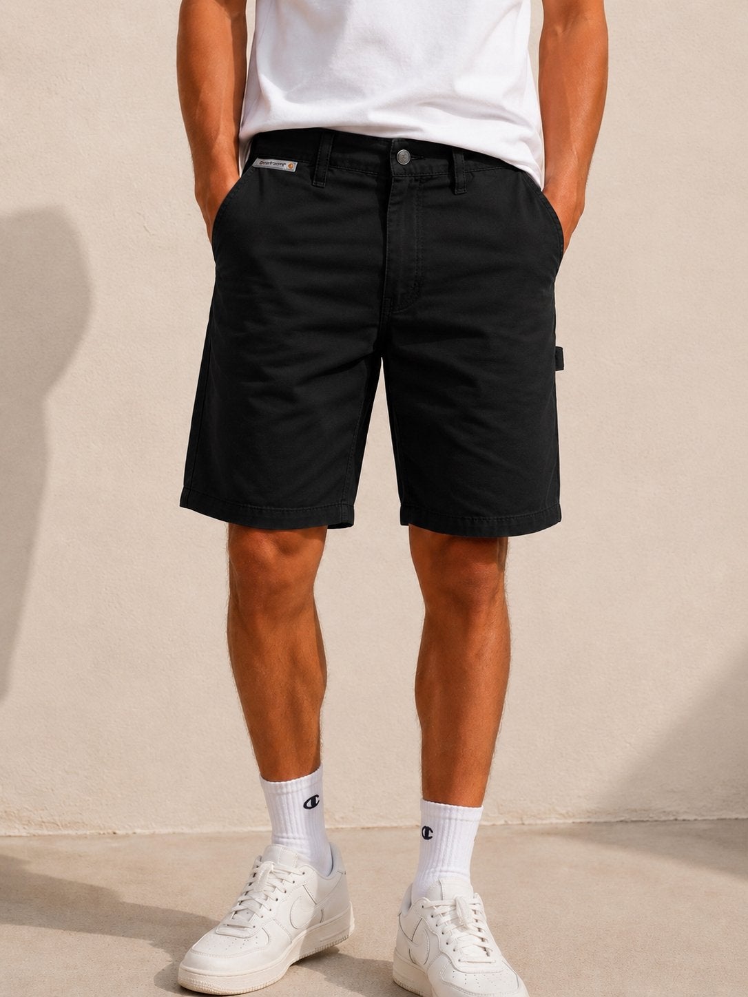 Carhartt korte broek zwart maat 28, Ophalen of Verzenden, Nieuw, Maat 46 (S) of kleiner, Zwart