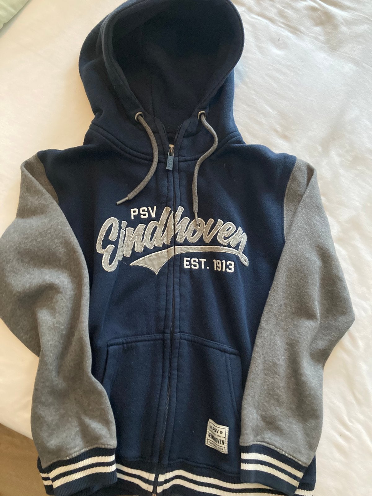 PSV trui/vest/hoodie 146/152, Ophalen of Verzenden, Gedragen, Overige maten, Blauw