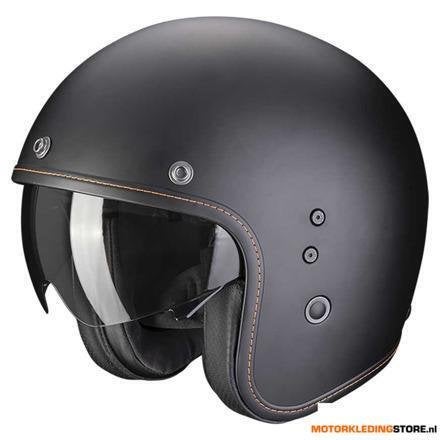 Scorpion Belfast Evo Solid Jethelm, Mat Zwart, Ophalen of Verzenden, Nieuw met kaartje