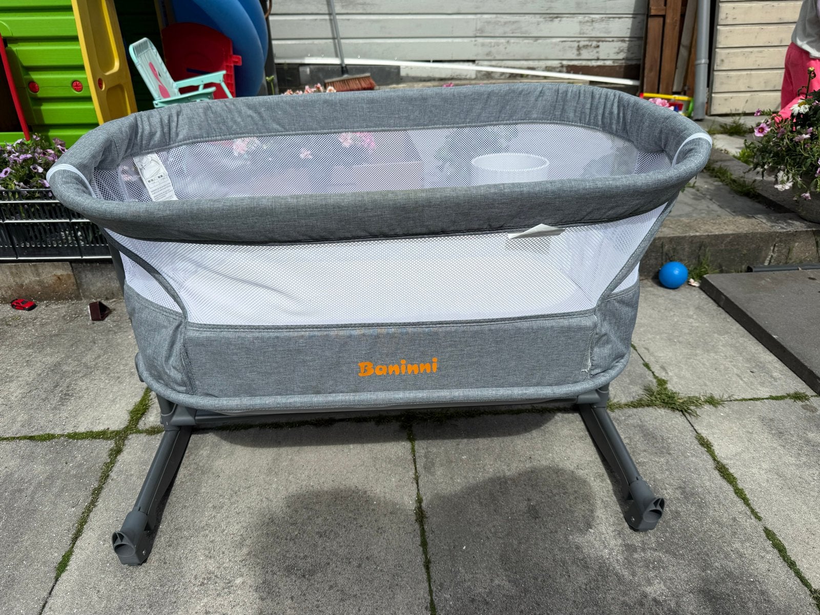 Baninni Co-sleeper met matras en verstelbare hoogte, Kinderen en Baby's, Babywiegjes en Ledikanten, Ophalen, Zo goed als nieuw