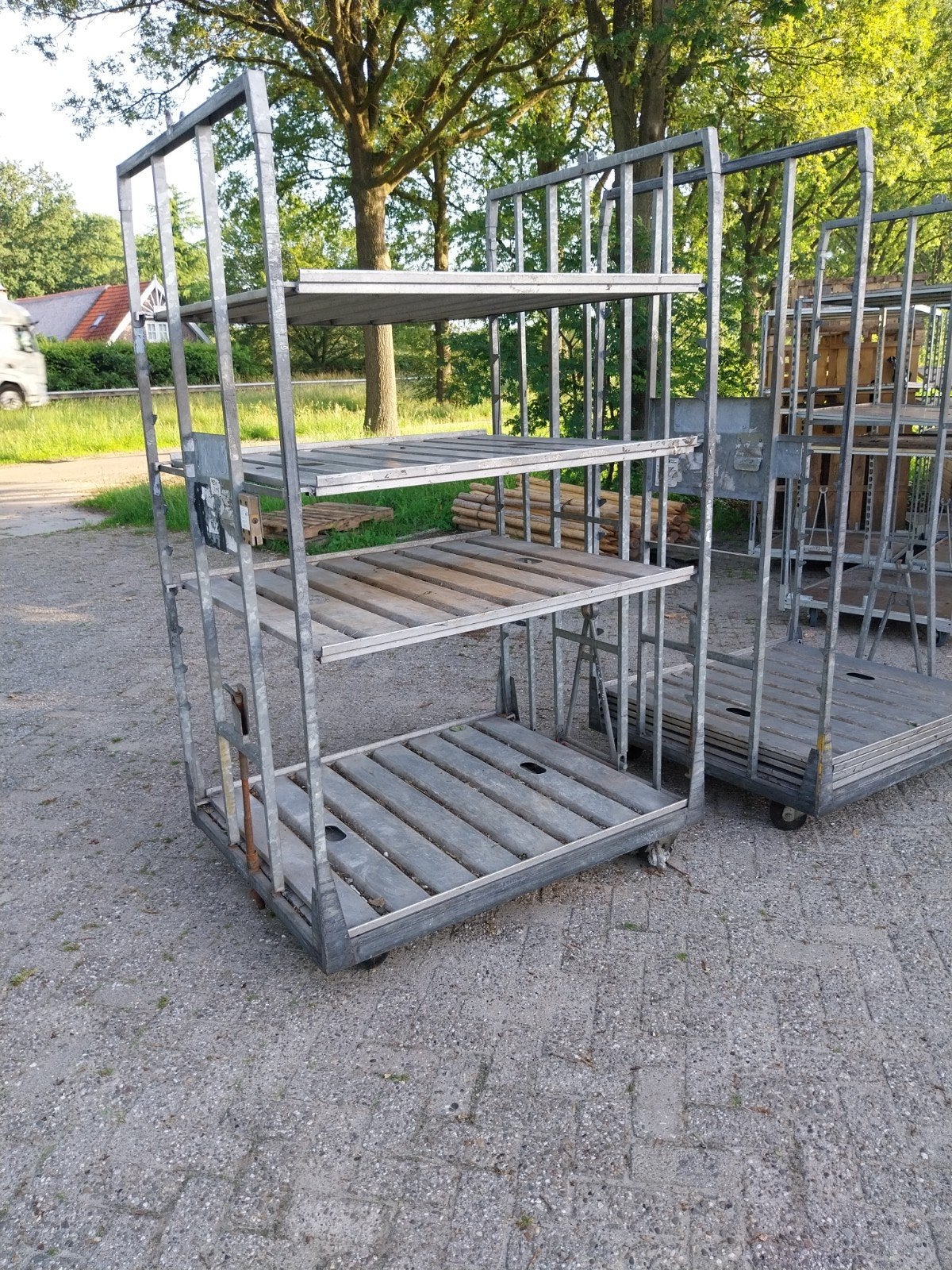 veilingkarren, Ophalen, Transportkar, T, 100 liter of meer