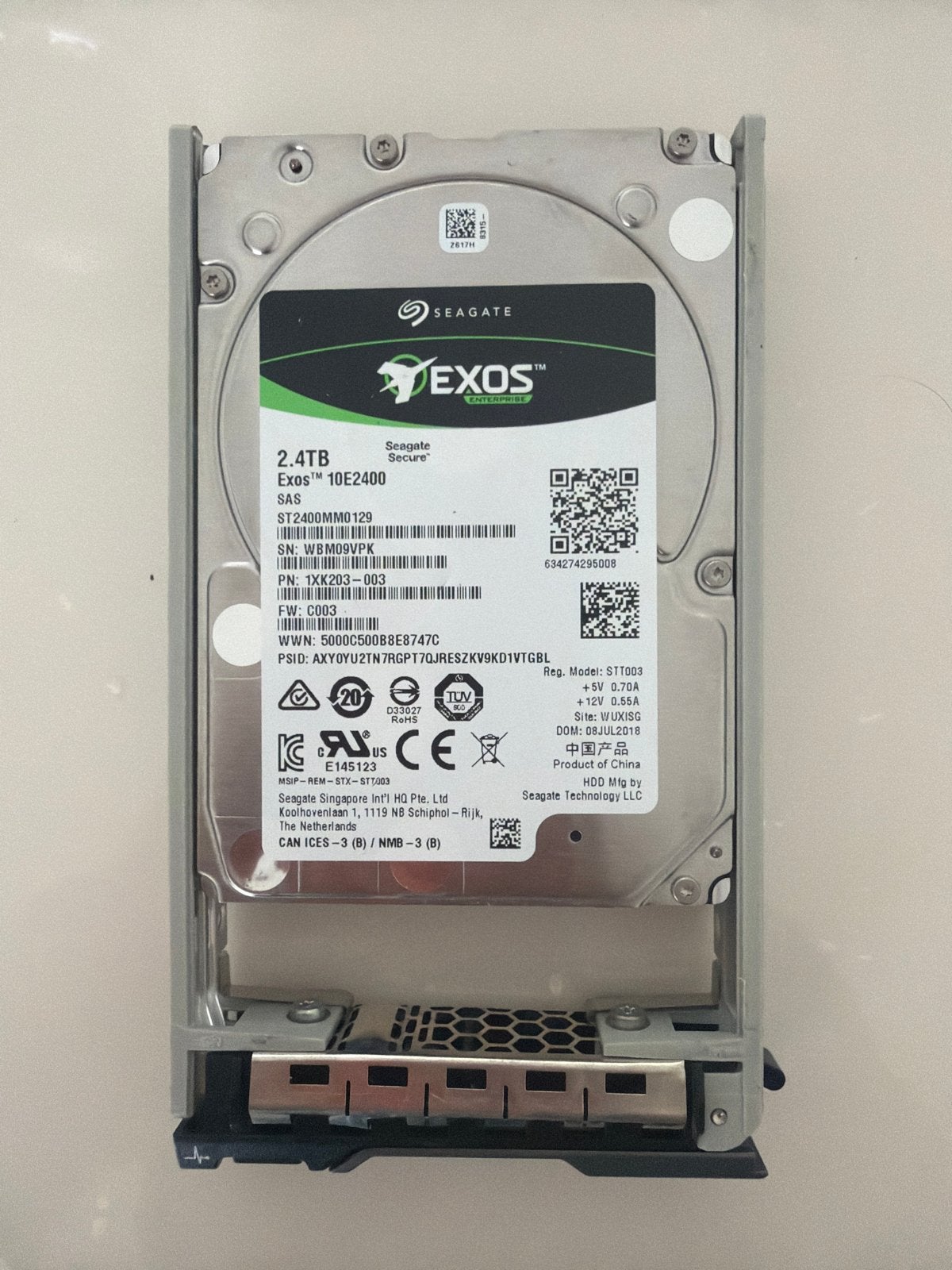 Seagate Exos 2.4TB SAS HDD - ST2400MM0129 22 stuks, Intern, SAS, Server, HDD