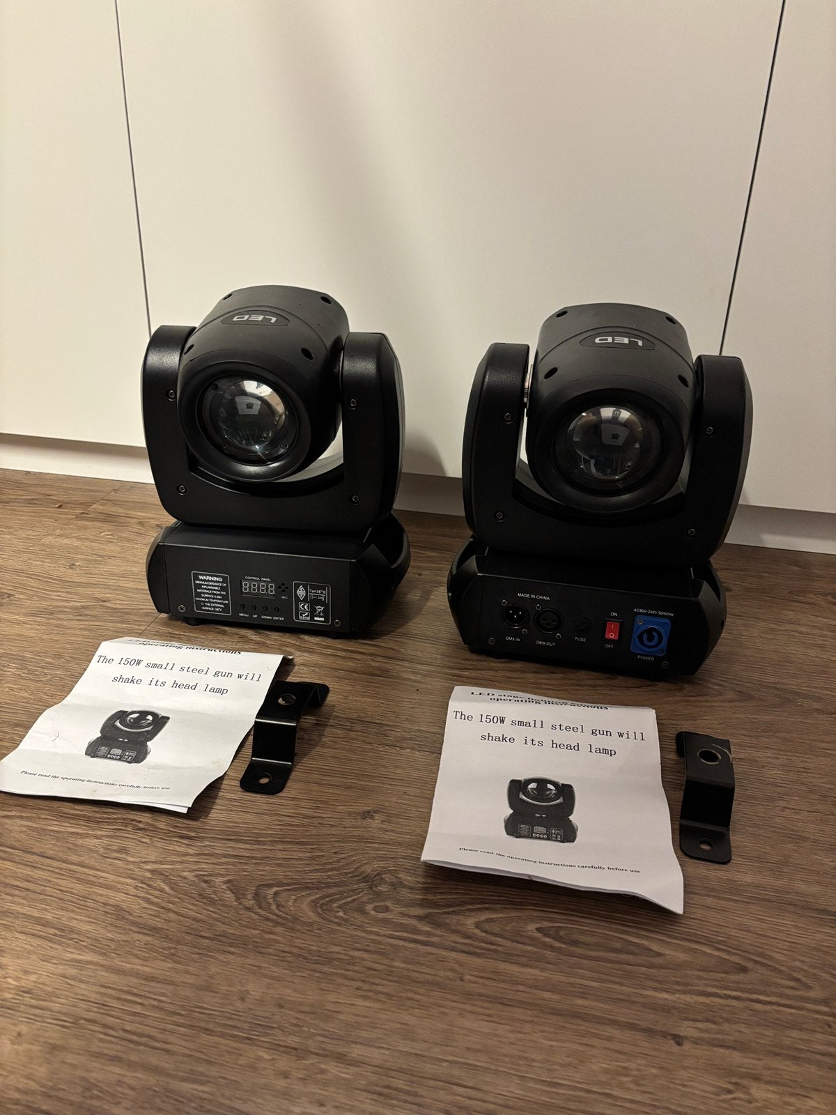 Beam Movinghead 120W 7+1 Gobo, 18 Prisma roterend, Ophalen, Zo goed als nieuw, Licht