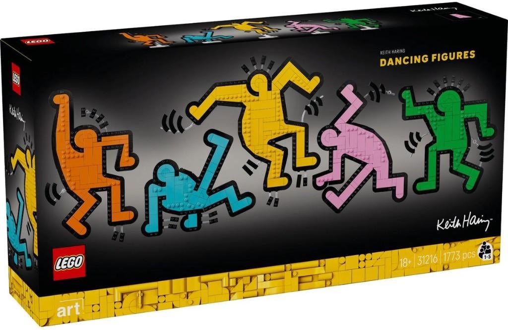 Lego Art 31216 Keith Haring - Dansende figuren NIEUW, Kinderen en Baby's, Lego, Overige thema's, Lego, Nieuw