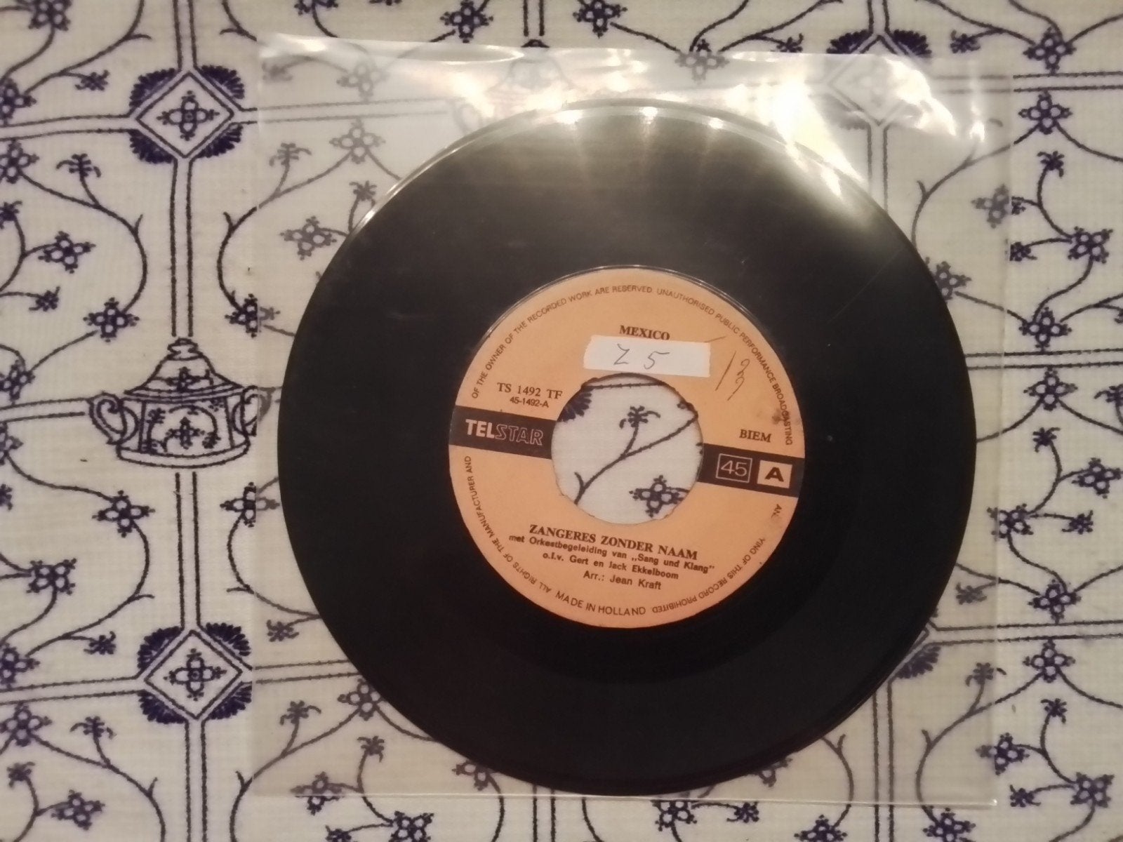 Zangeres zonder naam          Mexico  (Telstar 1492), Ophalen of Verzenden, Zo goed als nieuw, 7 inch, Nederlandstalig