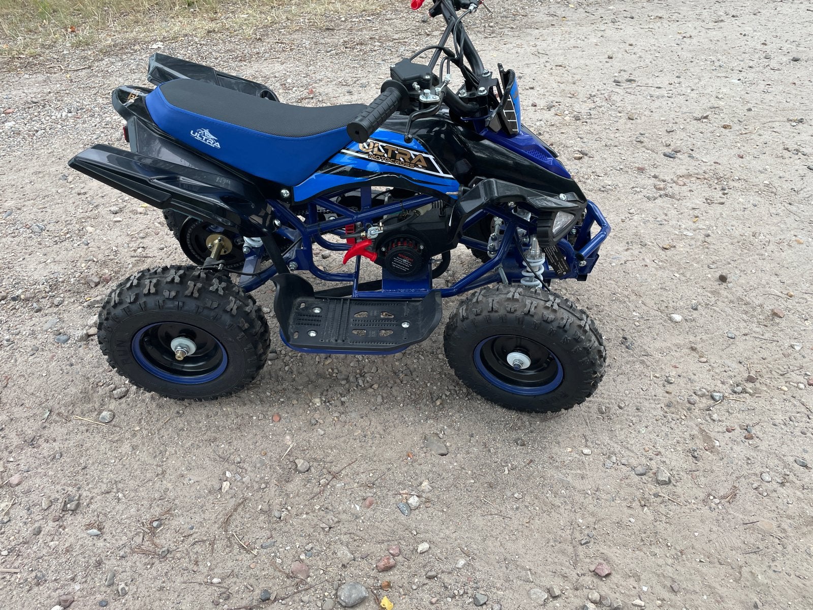 Kinder Quad 49cc - Blauw/Zwart, 1 cilinder, 11 kW of minder