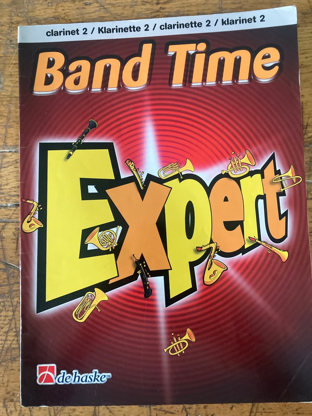 Band Time Expert Klarinet 2 - Muziekboek voor Klarinet, Gebruikt, Overige genres, Les of Cursus, Ophalen of Verzenden