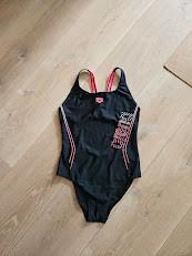 Arena (wedstrijd) badpak zwart met roze accenten mt 42, Zwart, Arena, Nieuw, Badpak