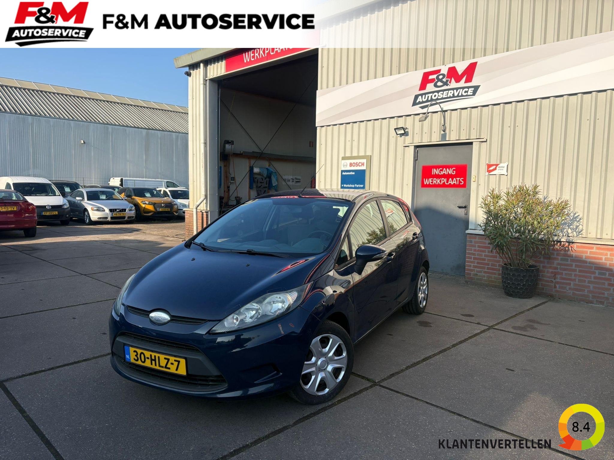 Ford Fiesta 1.4 Trend Airco, nieuwe APK!, Auto's, Ford, Voorwielaandrijving, Elektrische ramen, Stof, Blauw
