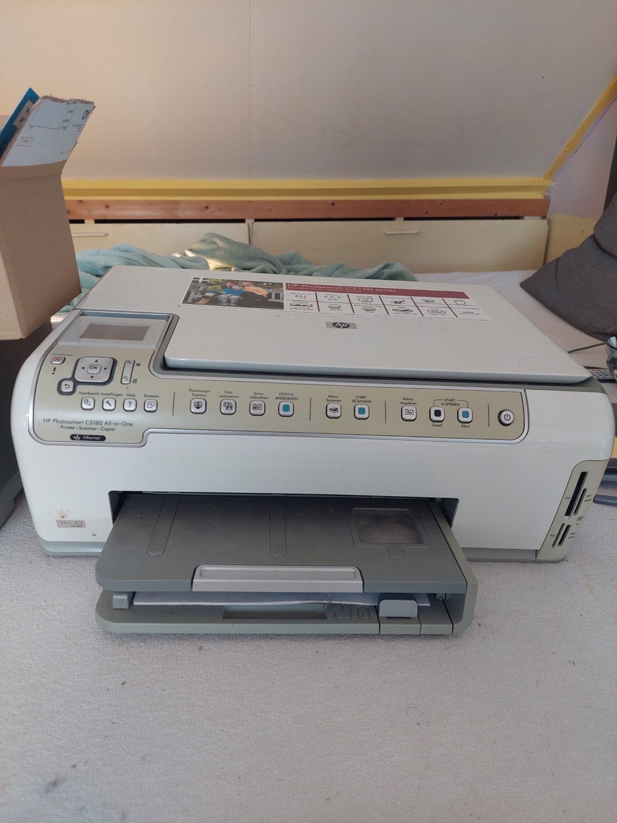 HP Photosmart C5100 en Canon Pixma iP4500 printers, Computers en Software, Ophalen, Gebruikt, Inkjetprinter, All-in-one