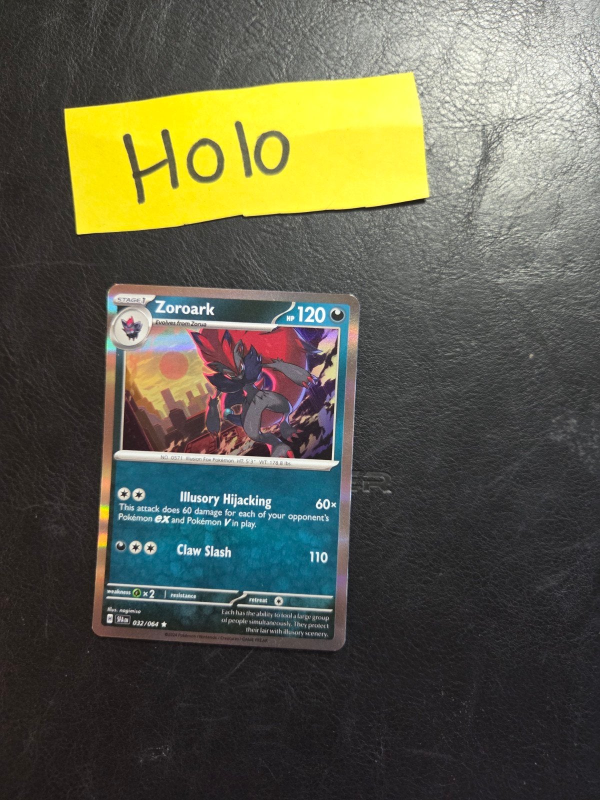 Zoroark 032/064 Shrouded fable, Ophalen of Verzenden, Zo goed als nieuw