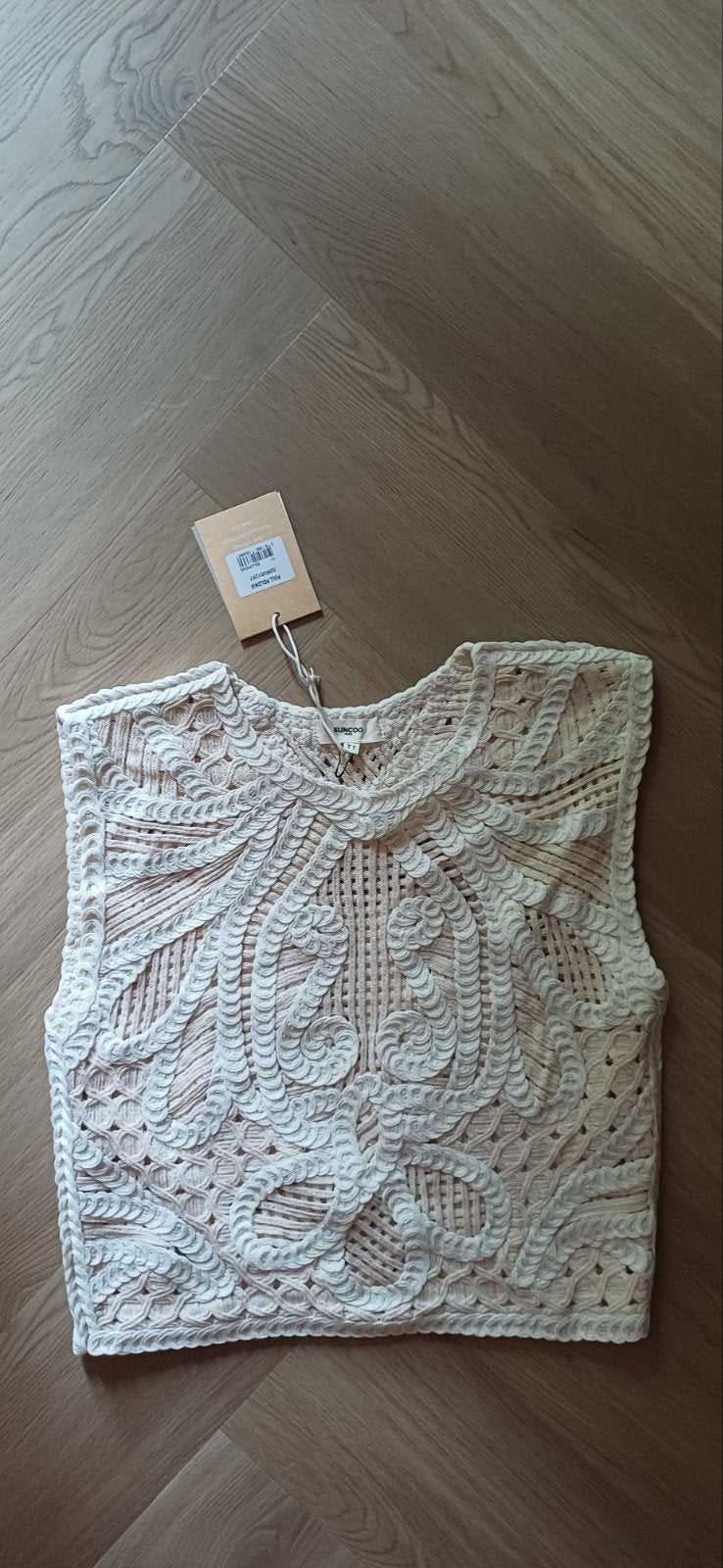 Top Suncoo Polonia T1 zand, Ophalen of Verzenden, Nieuw, Beige, Zonder mouw