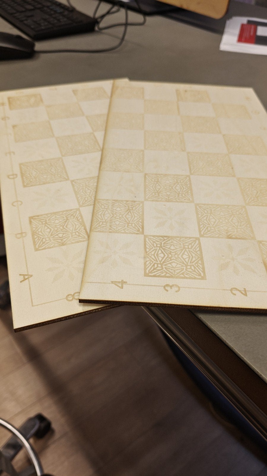 Houten Schaakbord - Decoratief en Functioneel, Ophalen of Verzenden, Nieuw, Schaken