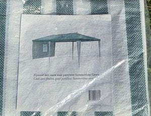 partytent/paviljoen 3 x 6 meter met 3 wanden, Ophalen, Minder dan 4 meter, 2 meter of meer, Zo goed als nieuw