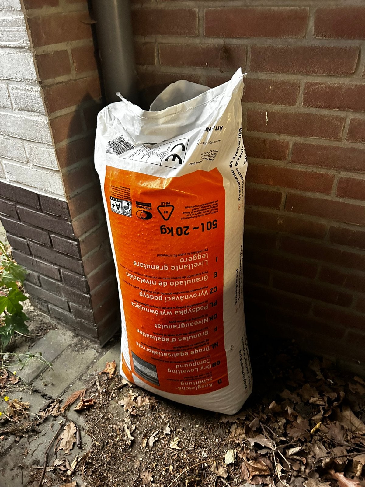 Volle zak fermacelkorrels - egalisatiekorrels, Tuin en Terras, Aarde en Mest, Ophalen of Verzenden