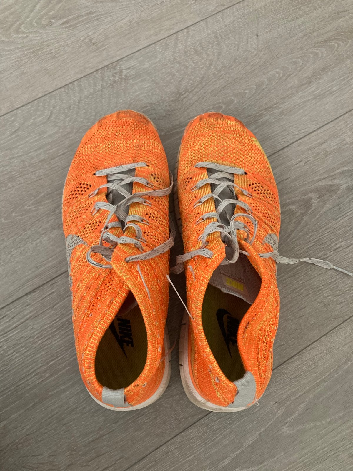 Nike Flyknit Chukka Sneakers Maat 43 Oranje, Kleding | Heren, Schoenen, Ophalen, Gedragen, Overige kleuren, Sneakers of Gympen