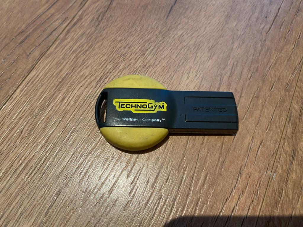 Technogym sleutel voor fitnessapparaten, Sport en Fitness, Fitnessmaterialen, Ophalen of Verzenden, Gebruikt, Overige typen