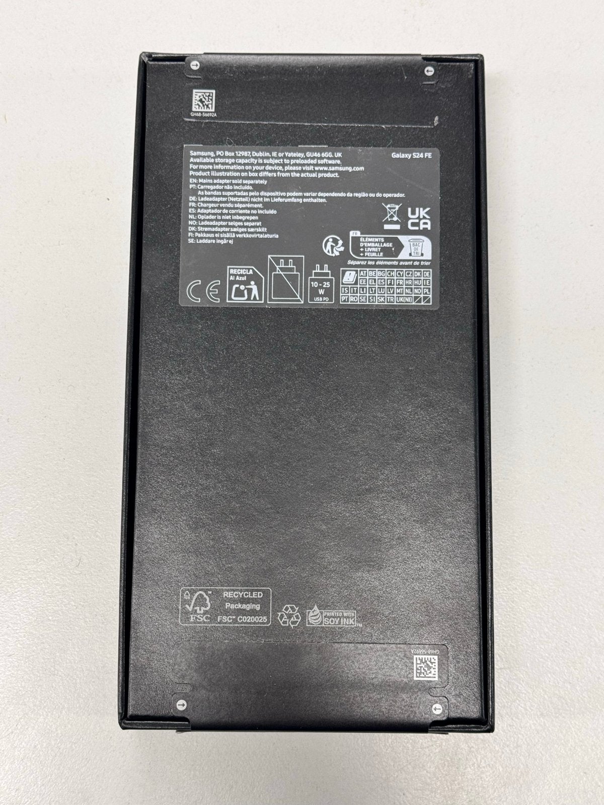 Samsung Galaxy S24 FE 128GB Graphite - Nieuw Geseald, Galaxy S24, Zwart, Nieuw, Ophalen of Verzenden