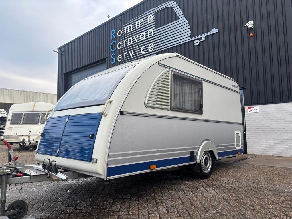 Kip kompakt 37 frisse caravan 1e eigenaar!, Caravans en Kamperen, Standaardzit, 2 aparte bedden, Kip, Tot en met 2
