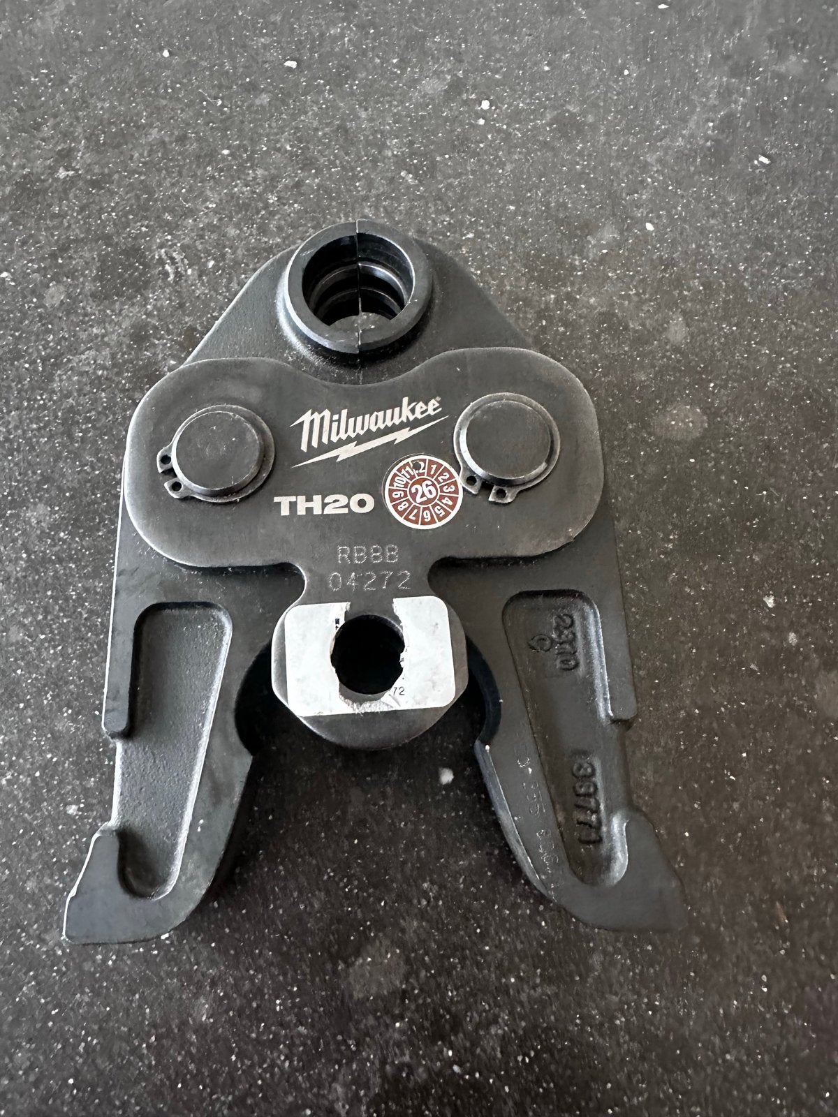 Milwaukee J18-TH20 Persbek -  nieuw!!!, Ophalen, Zo goed als nieuw, Overige typen, Milwaukee