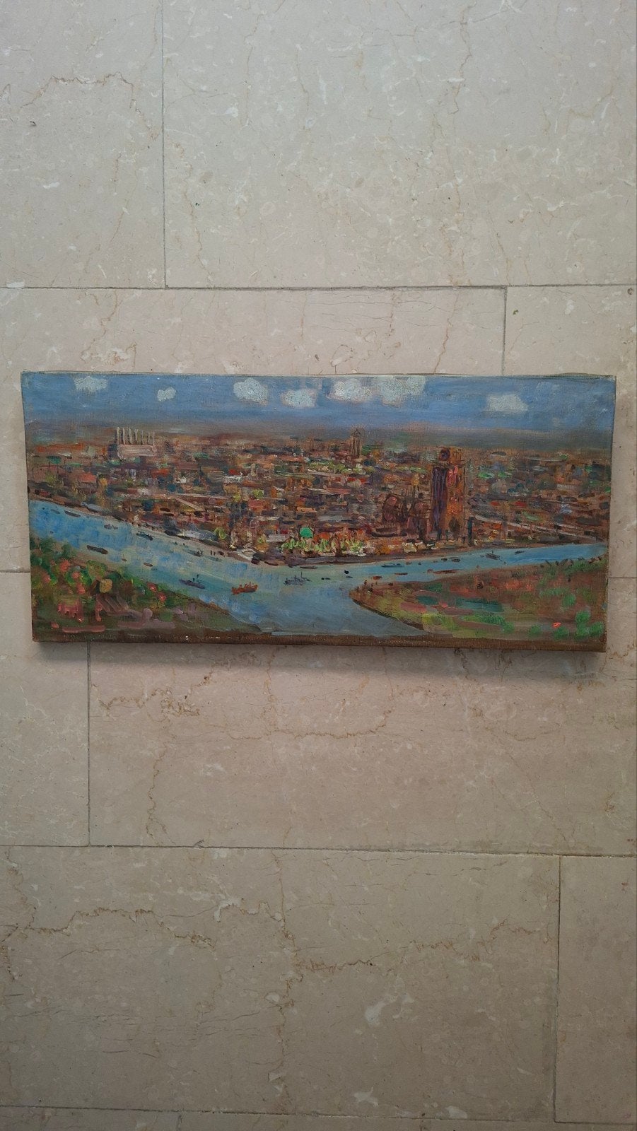 Olieverf Schilderij Johannes Petrus Molenaar (1914-1989), Antiek en Kunst, Ophalen of Verzenden